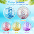 20 Pcs Inflatable Glitter Beach Ball, 24 Inch and 16 Inch Clear Beach Balls for Kids Adults Outdoor Summer Birthday