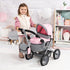 67 41 68 1300800 Bayer Design Baby Doll Trendy Pram in Grey/Pink, x x centimeters