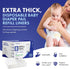 8 Pack Comficove Refills Compatible with DEKOR CLASSIC Diaper Pails | | Extra Thick Diaper Pail Refill Liners | Fresh