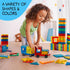 123 2 3-8, Set SUNNY AUNTIE Magnetic Tiles PCS with Cars & Storage Bag Magnetic Building Tiles STEM Toy for Kids Ages