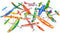 Big Mo's Toys 24 Pack 8 Inch Glider Planes - Birthday Party Favor Plane, Great Prize, Handout Glider