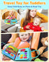 Exorany Busy Board Montessori Toys for Toddler Boy Girl Birthday Gifts, Busy Book Sensory Learning Toys for Toddlers