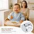 CHILDLIKE BEHAVIOR Baby Smock Bib - Waterproof Travel Buddy, Mess-Proof Feeding - Long Sleeves, Gentle Closure