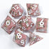 D&D Sharp Edge Polyhedral Dice Set, Mini Planet Dice for Dungeons and Dragons (Maidens)