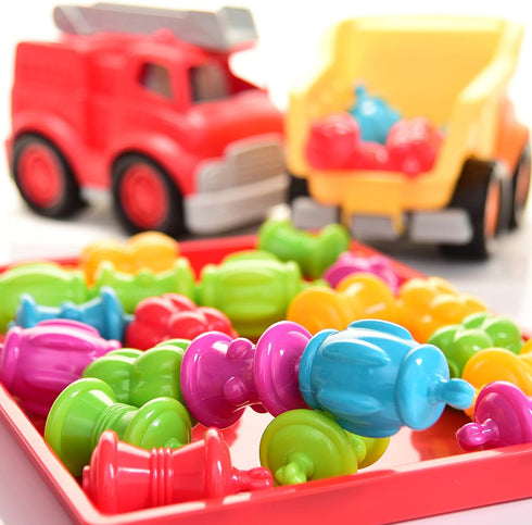 Set 1+, Set, Constructive Playthings Colorful Snap Beads for Children and Toddlers Ages Pop Beads Arts and Craft