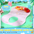 Floraltop 100/200 Pcs Disposable Baby Bibs Bulk Travel Feeding Bib Soft Food Catcher Pocket for Toddlers Girls Boys
