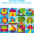3-5,Early 3+ Button Art Toys for Toddlers, Color Matching Mosaic Pegboard for Age Preschool Learning Activity Button