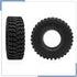 Soft Rubber RC 1.0 Tires, 58MM with Foam Insert, 4PCS for 1/18 TRX4M Upgrades, 1/24 SCX24 Tires