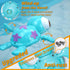 DUCKBOXX XX Wind-up Swimming Sea Turtles Bath Toy, No Battery, Mold-Free Anti-Rust Interactive Montessori Toy for Kids