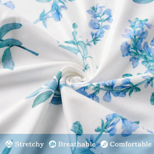 22.5"x18" Nursing Pillow Cover,Ultra-Soft Stretchy Removable Slipcover for Breastfeeding Pillows for Baby Boys