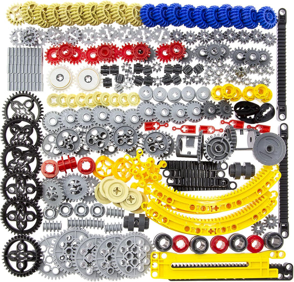 233pcs Technic-Parts, Compatible with Lego-Technic, Gears, Axle-Pin-Connector, MOC Pieces for Replacement