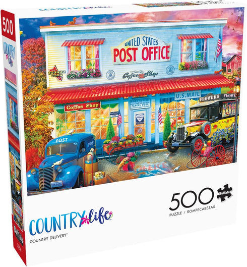 Buffalo Games - Country Life - 500 Piece Jigsaw Puzzle, Country Delivery, Multi