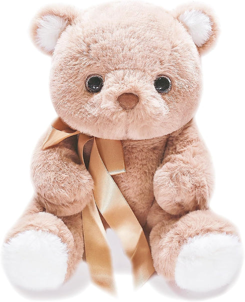 uoozii 12" Non-Shedding Weighted Stuffed Animals - 2 Pounds Microwavable Teddy Bear Plush Pillow Gift for Kids & Adults