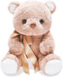uoozii 12" Non-Shedding Weighted Stuffed Animals - 2 Pounds Microwavable Teddy Bear Plush Pillow Gift for Kids & Adults