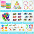 200 Pack C2 Prefilled Easter Eggs with Assorted Toys, Easter Theme Surprise Eggs for Basket Stuffers/ Fillers, Filling