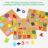 3-5, Pack 3 3 4 5 Alphabet Wooden Puzzles for Toddlers of ABC, Number and Shape Puzzle, Preschool Educational Learning
