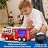 JOYIN LED Fire Truck Toy for Toddlers, Bump and Go Fire Engine with LED Projections, Kids Birthday Gift