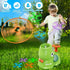 Outdoor Stomp Flying Disc Launcher Toys - Kids Ages 3-10 - Elephant Butterfly Catching Game for Outdoor Birthday