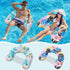 ANNIL3 Pack Swimming Summer Adult Inflatable Pool Floats Chair, Water Leisure Inflatable Floating Chair,Drink Holder