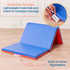 ECR4Kids 3-Section, 2in, Premium Folding Rest Mat, Sleeping Pad, Blue/Red