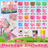 Magnetopia 100PCS Sets 4-8 Magnetic Blocks - Magnetic Building Block Cubes, Magnet Blocks Transparent Castle Princess