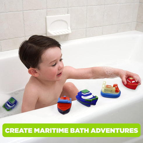 12 Pack Color Changing Boat Bath Squirters - of Fun Bath Toys