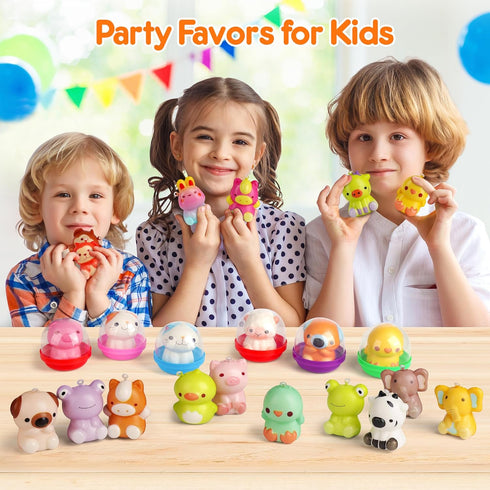 24 Pack Mocoosy Party Favors for Kids Squishy Toys, Easter Basket Stuffers Bulk Fidget Toys, Birthday Goodie Bag