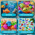 3-5 4-8 3-5, 3 4 5 6 7 8 Magnet Fishing Game for Kids - Fish Toys for Kids Bathtub Floating Toy Fishing Pole and Rod