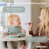 WeeSprout Baby Led Weaning Bundle, Silicone Suction Bowl, Spoons, Bib & Cup, Develops Self Feeding Skills, Dishwasher
