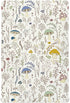 Fitted Crib Sheets Wild Plants Mushroom - Stretchy Portable Playard Sheets for Baby Toddler, Breathable Soft Mini Crib