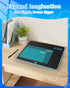 QIAOBUQI 16 Inch 3-8), Rechargeable LCD Writing Tablet for Kids, Colorful Drawing Tablet, Educational Toddler Drawing