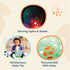 B. toys Sensory Light-Up Baby Rattle, Textured Ball with Glowing Lights & Rattle for Infants, Babies
