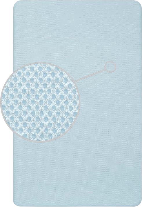 (38x 24x 3) Dream On Me Snuggles Extra Firm Dual-Sided Baby Crib Mattress with Breathable Fabric, Water & Odor
