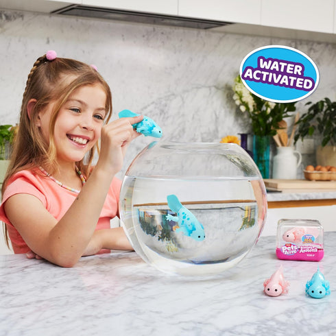 Swimming, (2 Pack) Pets Alive Robo Axolotl Electronic Pet Toy by ZURU