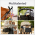 2 Baby Uma Stroller Caddy & Stroller Hooks - Universal Organizer Bag with XL Insulated Cup Holder, Phone Pocket, Wipes
