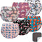 EZ Moms 6 Packs Soft Cloth Diaper Covers Reusable Baby Diaper Covers