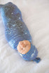Galaxy Design Large Knit Baby Swaddle Blanket by Copper Pearl