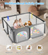 47"x47" Setup, Dripex Baby Playpen, Small Playpen for Babies, Enhanced Safety Baby Play Yard for Indoor & Outdoor