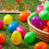 500 2.3" JOYIN PCS Easter Eggs, Empty Plastic Eggs Fillable Colorful Bright Eggshell Bulks for Easter Hunt, Filling