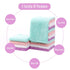 Cute Castle 16 Pack 9" 9", White+Pink+Purple+Frozen Ultra-Soft Baby Washcloths, - by Gentle on Sensitive Skin for Face