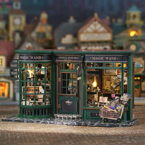 GuDoQi DIY Miniature House Kits, Dollhouse Kit with Furniture, Tiny House Kits 1:24 Scale, Creative Crafts for Adults