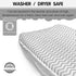 Baby Changing Pad Cover, Waterproof Changing Table Pad Safe for Washer and Dryer (Grey)