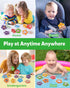 Coogam Floating Bath Toy for Toddlers, 12pcs Farm Animal Bathtub Toy Set for Preschool Learning Activities