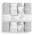 BaeBae Goods 3 Pack, Fitted Baby Crib Sheets for Boys and Girls, Soft and Breathable Jersey Cotton, Grey and White