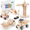 STEM Kits for Kids Ages 8-10 10-12, Wood Building Crafts Kit for