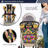 YANENDIE Backpack, Backpack Backpack Intricate Floral Pattern Diaper Bag Unisex Travel Baby Diaper Bags with Stroller