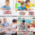 LELEMON 60 Piece Puzzles for Kids Ages 4-8, Educational Learning Jigsaw Toys in a Metal Box for Girls and Boys.