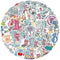 120pcs Elephant and Piggie Stickers for Kids, Cute Kawaii Waterproof Vinyl Decals for Water Bottles and Journals