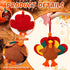 Suhine 24 Pcs Thanksgiving Turkey Toy, Mini Stuffed Animal Bulk for Thanksgiving Party Decor and Birthday Gifts