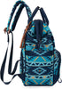 Backpack Daypack WG2204-9110NY Wrangler Aztec Organized Travel Baby Bag with Stroller Strap and Side Bottle Pockets